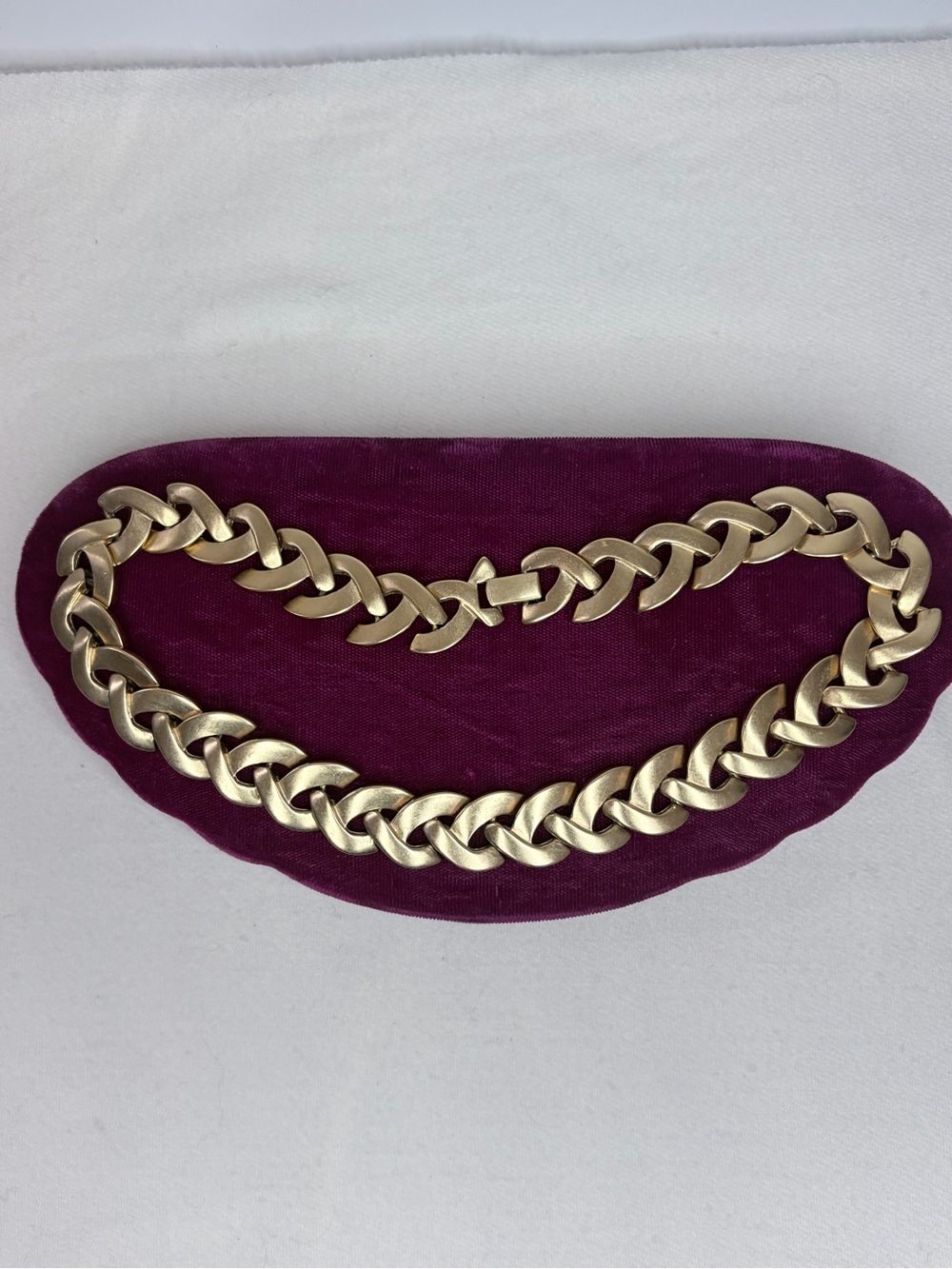 Vintage Krementz Gold-Tone Chunky C-Link Choker - 1970s-80s  - 18"